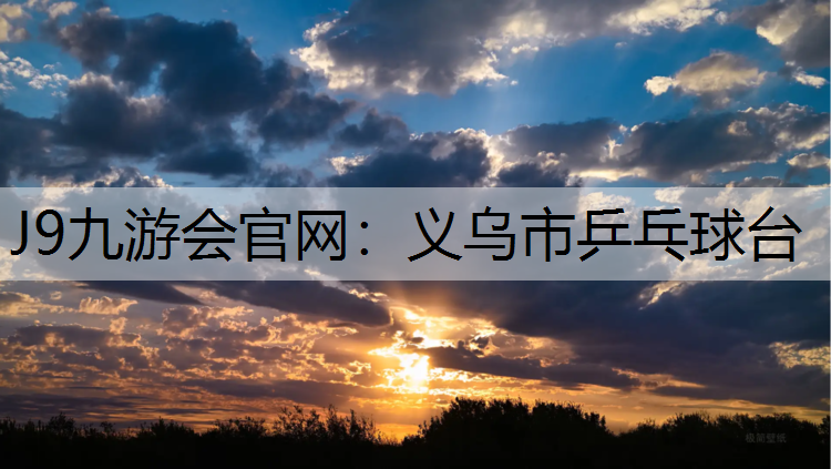 J9九游会官网：义乌市乒乓球台